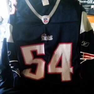 Reebok NFL New England Patriots Teddy Bruschi #54 Football Jersey- Men's Large